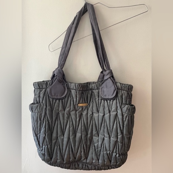 Timi and Leslie Marie Antoinette Grey Diaper Bag - Picture 1 of 7